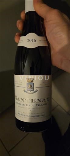 Burgundija Santenay Hervé de Lavoreille Clos du Haut Village 2016