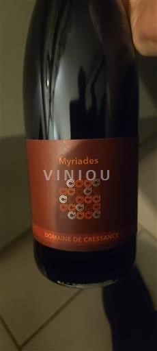 Linguadoca e Rossiglione Cévennes Domaine Cressance Myriades Senza annata