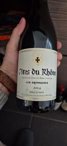Vale do Ródano Côtes-do-Ródano Les Caves Saint-Roman Les Aronnières 2014