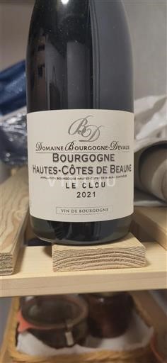Burgundi Beaunen Ylämaat Domaine Bourgogne-Devaux Le Clou 2021