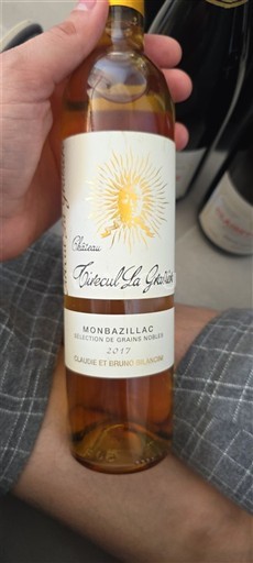 Tây Nam Monbazillac Château Tirecul La Gravière Sélection de Grains Nobles 2017