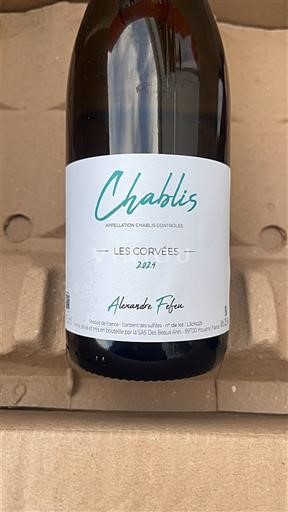 Burgundi Chablis Alexandre Fefeu Les Corvées 2024