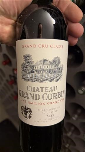 Bordeaux Saint-Émilion Grand Cru Grand Cru Classé Grand Corbin 2023
