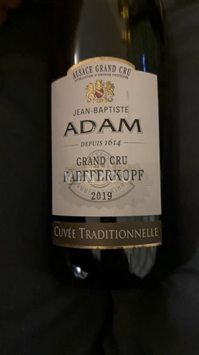 Alsácia Não especificado Grand Cru Jean-Baptiste Adam Traditionnelle 2019