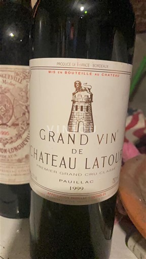 Bordeaux Pauillac Grand Cru Château Latour Grand Vin de Château Latour 1999