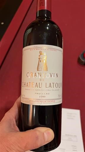 Bordo Pauillac Grand Cru Château Latour Grand Vin de Château Latour 1999