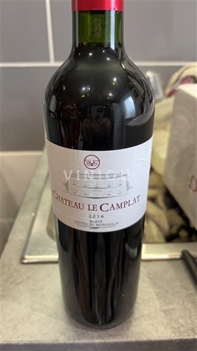 Bordeaux Côtes de Blaye Château Le Camplat 2016