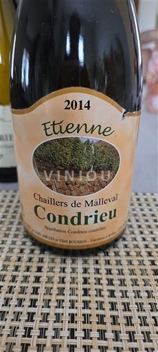 Rhône Valley Condrieu Chaillers de Malleval Etienne 2014