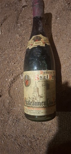 Valle del Ródano Châteauneuf-du-Pape. Domaine Saint Préfert 1973