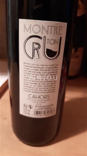 Sydväst Cahors Montre Ton Cru Icke årgångsbetecknad