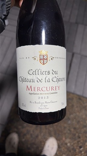Burgundija Mercurey Château Celliers du Château de la Chaume 2013