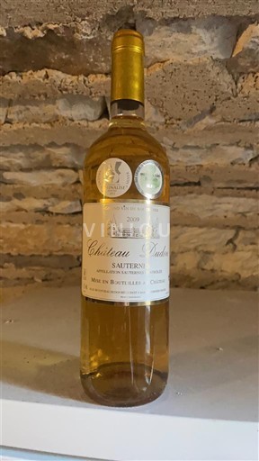 Bordeaux Sauternes Château Dudon 2009