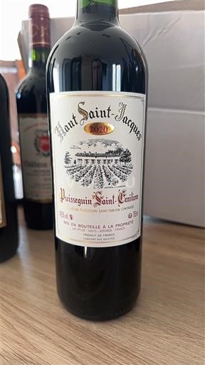 Burdeos Puisseguin-saint-émilion Haut Saint-Jacques 2020