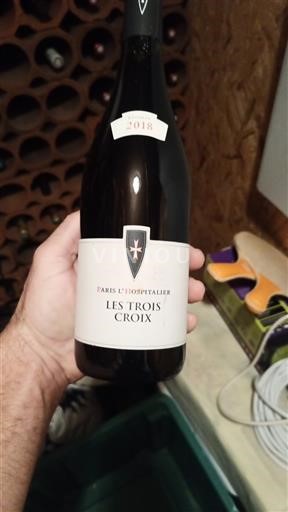 Bordéus Castillon-côtes-de-bordeaux Paris l'Hospitalier Les Trois Croix 2018