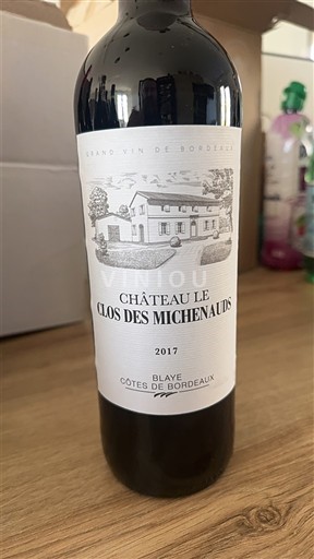 Bordeaux Blaye-côtes-de-bordeaux Château Le Clos des Michenauds 2017