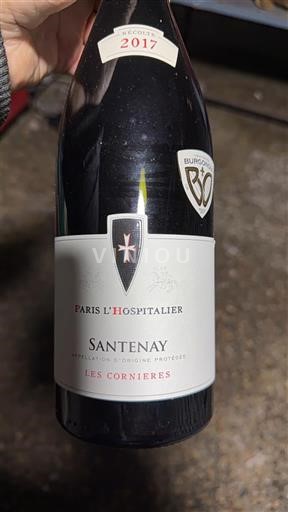 Burgundija Santenay Paris L'Hospitalier Les Cornieres 2017