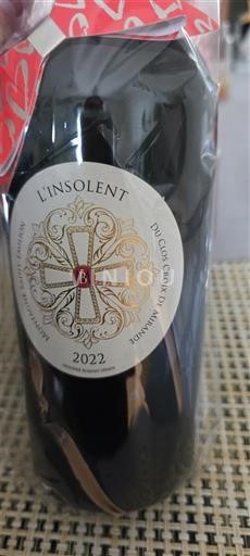 Burdeos Fronsac Domaine Clos croix de mirande L'Insolent 2022