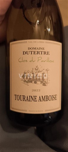 Loire-dalen Touraine-Amboise Domaine Tertre Clos du Pavillon 2022