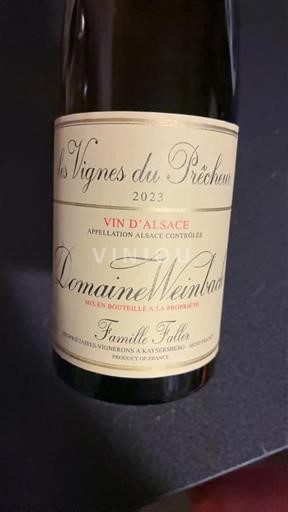 Alzacija Domaine Weinbach Les Vignes du Prêcheur 2023