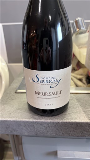 Burgund Meursault Domaine Serrigny 2021