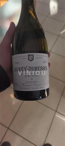 Wines Blanc demi-sec Les Ruchottes Romain Prégermain 2023 France Burgundy Auxey-Duresses AOC