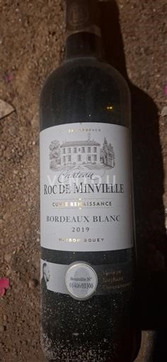Burdeos Bordeaux blanco Château Roc de Minvielle Renaissance 2019