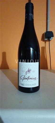 Rhônen laakso Côtes-du-rhône St Cécile les vignes Quintessence 2020