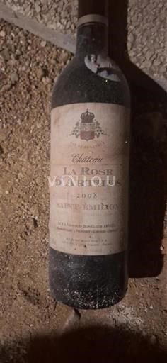Bordeaux Saint-Émilion Château La Rose d'Arthus 2008