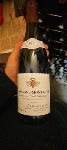 Borgogna Chassagne-Montrachet Premier Cru Domaine Ramonet Premier Cru - Clos de la Boudriotte 2011