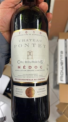 Bordeaux Médoc Château Pontey 2010