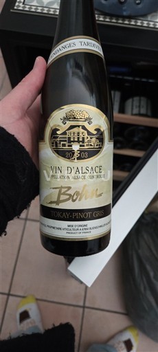 Alsace Vendanges Tardives Bohème 2003