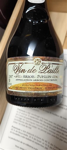Jura Arbois Désiré Petit Vin de Paille 2007