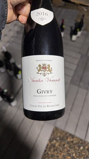 Bourgogne Givry Naudin Varrault 2016