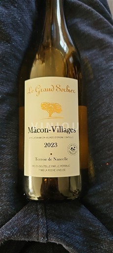 Burgundsko Mâcon a mâconské vesnice Le Grand Sorbier Terroir de Naucelle 2023