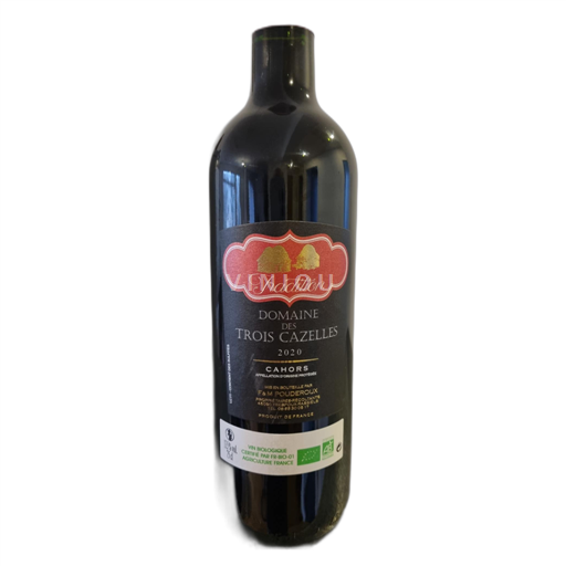 South West Cahors Domaine des Trois Cazelles Tradition 2020