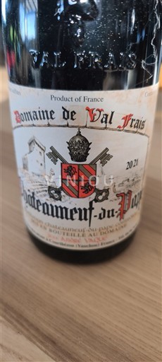 Rhônedalen Châteauneuf-du-Pape Domaine Val Frais 2021