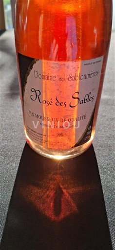 Loiredalen Ospecificerad Domaine S Sablonnières Rosé des Sables Icke årgångsbetecknad