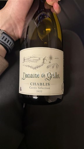 Bourgogne Chablis Domaine Grillot Sélection 2022