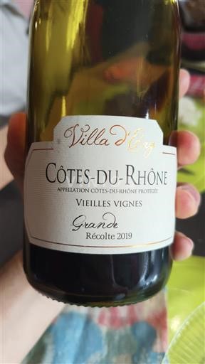 Rhônedalen Côtes du Rhône Villa d'Erg Vieilles Vignes Grande Récolte 2019