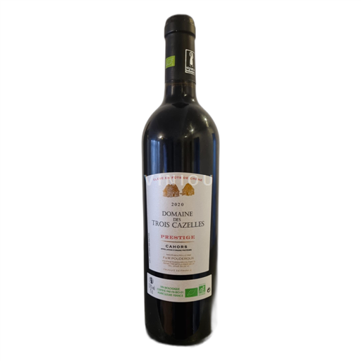 South West Cahors Domaine des Trois Cazelles Prestige 2020