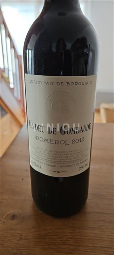 Bordeaux Pomerol Gombaude-Guillot Cadet de Gombaude 2012