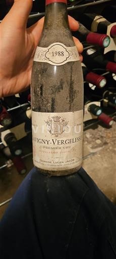 Burgund Savigny-lès-Beaune Premier Cru Domaine Lucien Jacob 1988