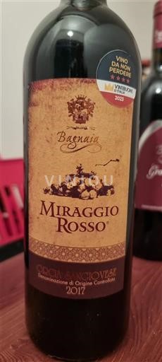 Toscana Non specificato Bagnaia Miraggio Rosso 2017