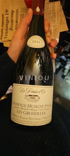 Burgundsko Chambolle-Musigny Premier Cru La Pousse d'Or Les Groseilles 2015