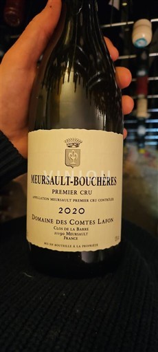 Burgund Meursault Premier Cru Domaine S Comtes Lafon Meursault-Bouchères Premier Cru 2020