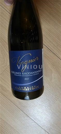 Alpen en Rhônevallei Rhodanische Heuvels Domaine Chambeyron Viognier 2023