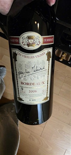 Burdeos Bordeaux Jean-Luc Maderne Les Vieilles Vignes 2006