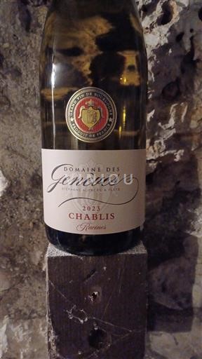 Burgundi Chablis Domaine S Genèves Racines 2023