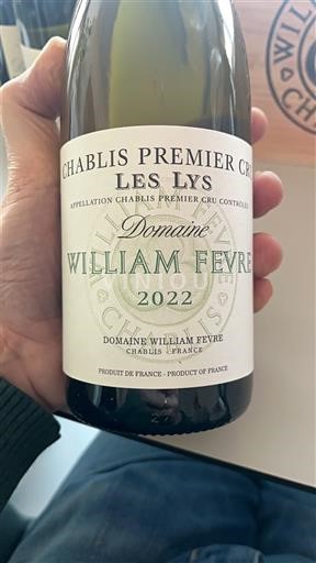 Burgundi Chablis Premier Cru Domaine William Fèvre Les Lys 2022