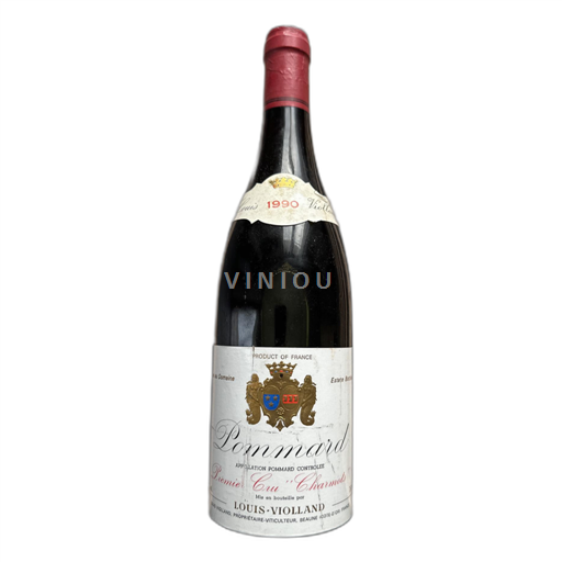 Burgundi Pommard Louis-Violland Premier Cru Charmots 1990